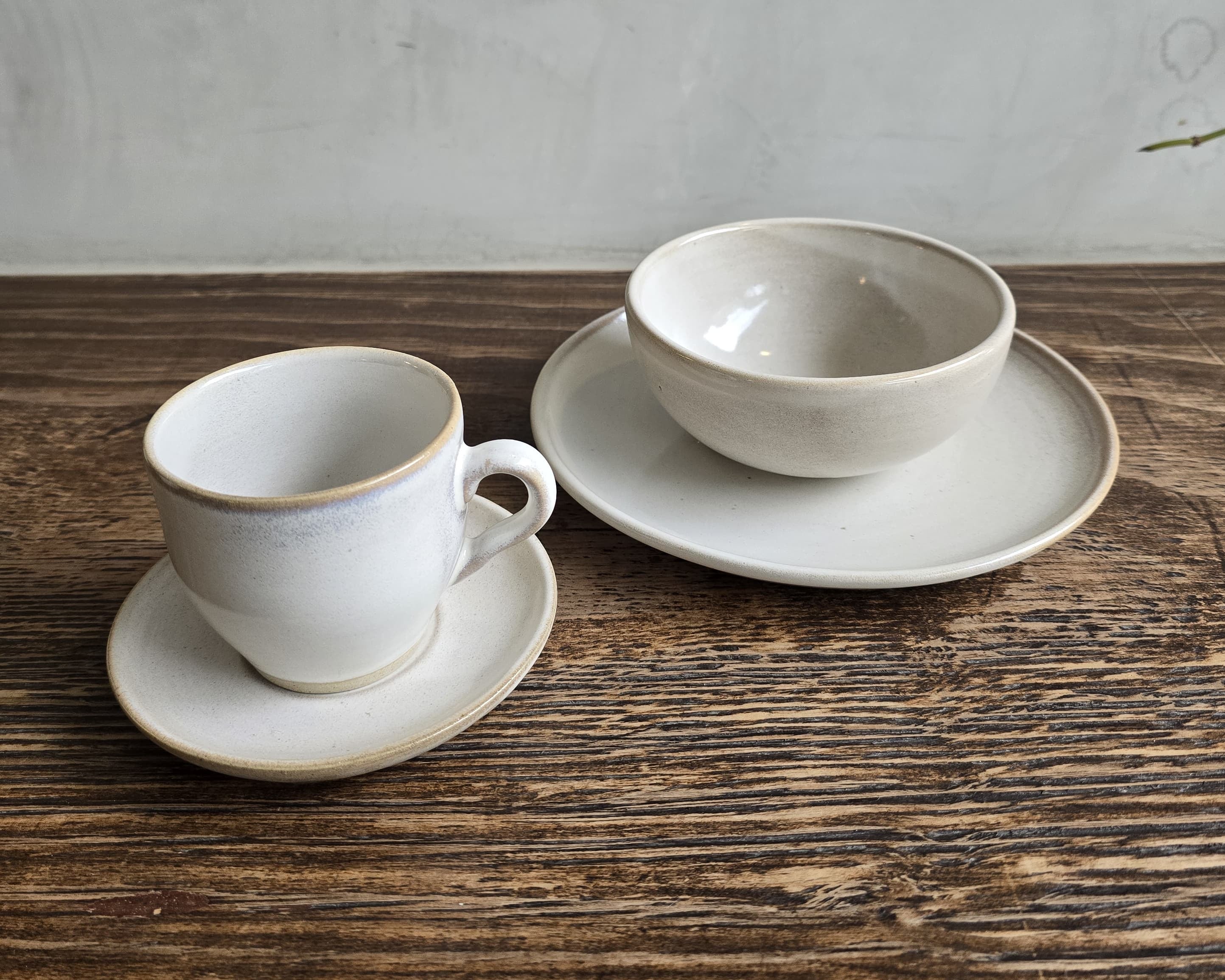 Duo de cerâmicas para café da manhã