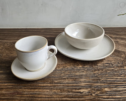 Duo de cerâmicas para café da manhã